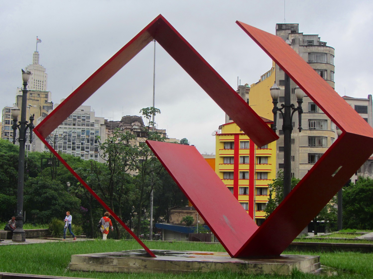 Praca da Se in the center of Sao Paulo